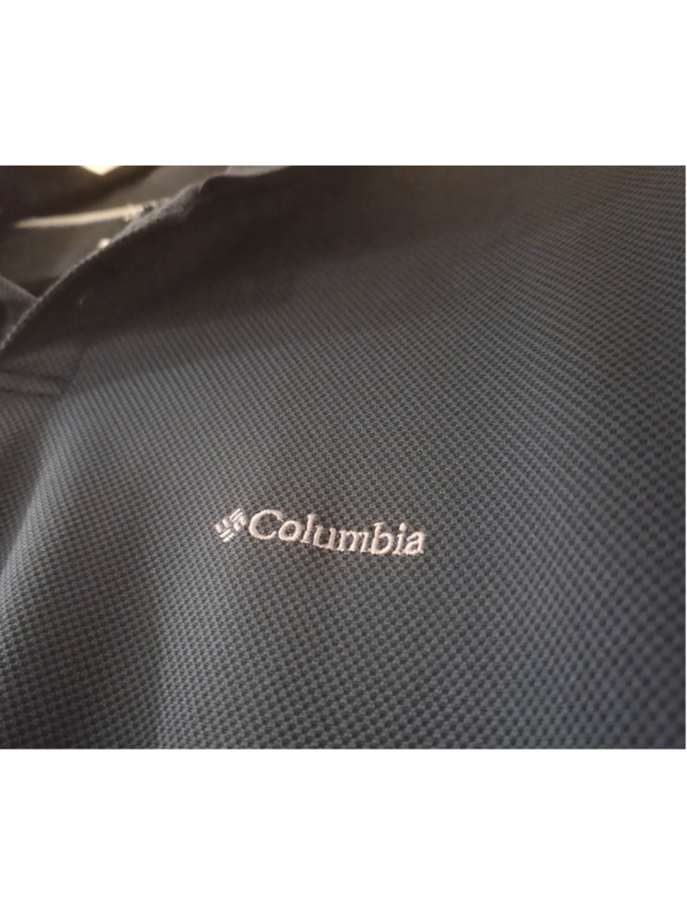 Men's Columbia Navy Blue Polo Shirt Size XL